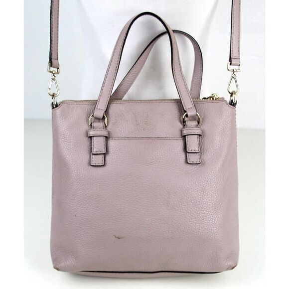 KATE SPADE NY PINKY GRAY GENUINE LEATHER SHOULDER BAG CROSSBODY HANDBAG PURSE - Picture 5 of 16
